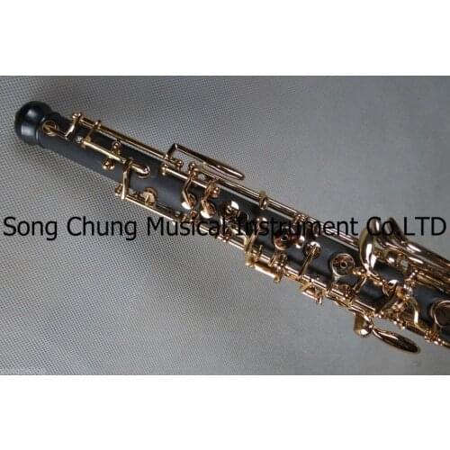 Pretty composite wood concert gold-plating C key full automatic oboe