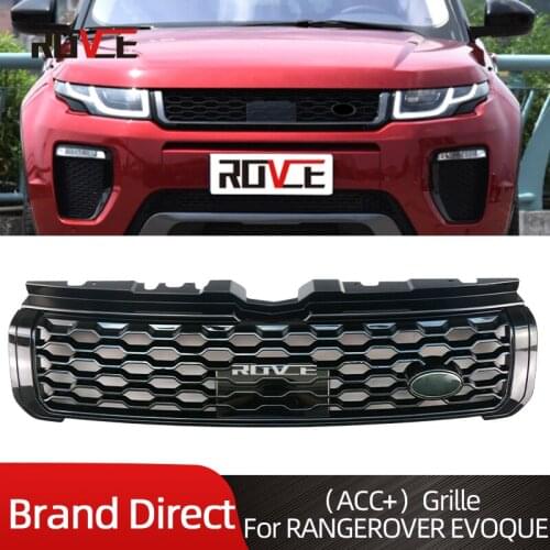ROVCE Front Bumper Grille For Range Rover Evoque Style LR083604 (ACC+) Grille Car Accessories