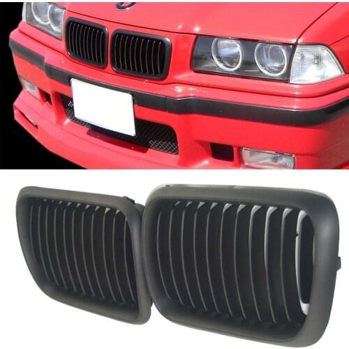 Black Kidney Front Grilles Grill Fit For BMW E36 3 series M3 318i 323i 328i 1997-1999