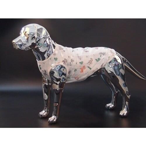 Printed big dog shirt soft dog T-shirt breathable big dog clothing sweatshirt pet clothing suitable for medium and large dogs