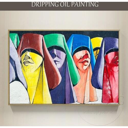 New Arrivals Hand-painted Modern Graffiti Figure Painting Wall Abstract Figures Street Pop Art Oil Painting for Wall Decoration