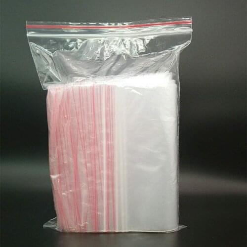 Thicken Clear Zip Lock Plastic Resealable Grip Self Seal Polythene Bags - All Sizes