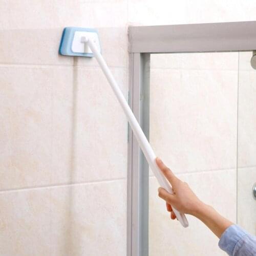 1Pcs Sponge Long Handle Brush Bathroom Cleaning Brush Bath Brush Tiles Tile Floor Brush Kitchen Toilet Wash Tools Accessories