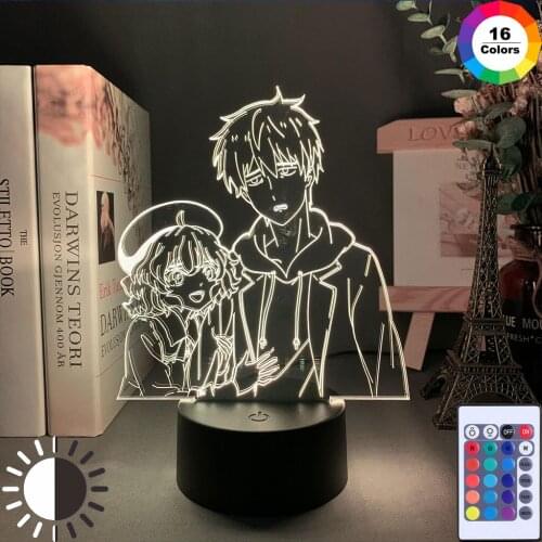 Led Night Light Anime Lamp for Bedroom Decor Nightlight Kids Children Birthday Gift Light Christmas Decoration Table Lamps