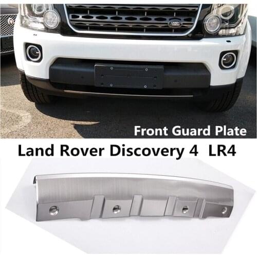 For Land Rover Discovery 4 LR4 2014 15 2016 2017 Front Bumper Diffuser Guard Skid Plate High Quality Stainless Steel Accessories