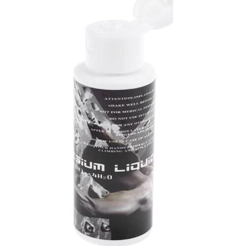 100ml Liquid Chalk Sports Magnesium Powder Anti Slip Cream for Rope Fitness Suspension Training Fat Grip Weight Lifting