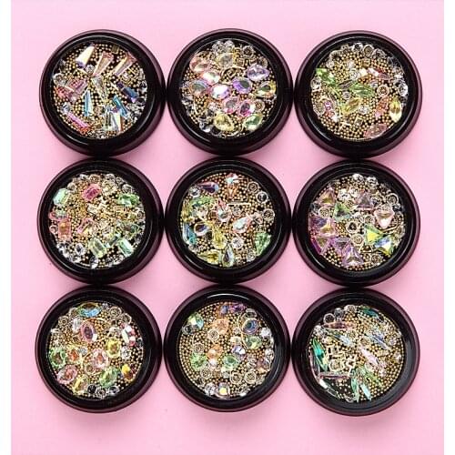 1Mix box Set Star Moon UV Resin Epoxy Mold Copper mall Broken Diamond Crystal Sand Mixed For jewelry Accessories Decoration
