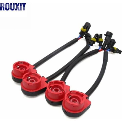 2PCS D2S D2C C2R D4S D4C D4R Xenon for HID Bulb Socket Wire Plug Cable Adaptor Converter Connectors