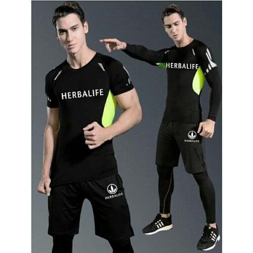 2019 Herbalife Mens Sports Fitness Running Outdoor Sports Trio Cycling Jersey DH MX MTB Racing