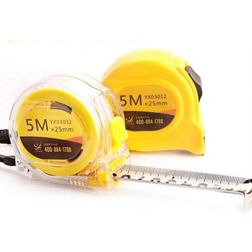 3m 5m Retractable Stainless Steel Tape Measure Ruler Measuring Metric Tape Rule