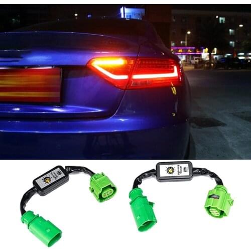Car Dynamic Add-on Module Cable Wire Harness Tail Light Turn Signal Indicator LED Taillight For- A5 S5 RS5 2012-2019
