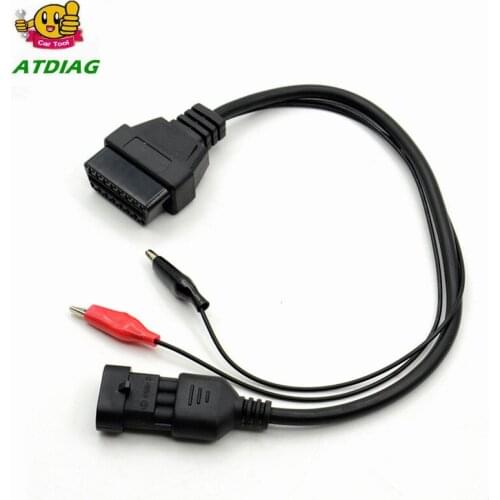 Car cable for Fi*at 3 Pin to 16 Pin OBDII OBD2 connector Adapter Auto Car Cable obd 3pin Diagnostic Cable