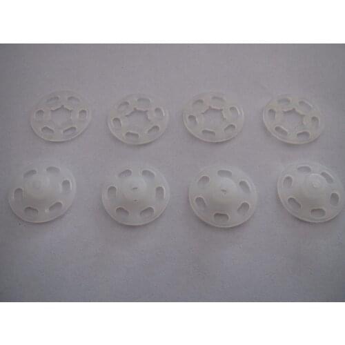 Free shipping 18mm KAM 18mm half transparent round plastic snap button press snap button for Garemnt sewing button for clothes