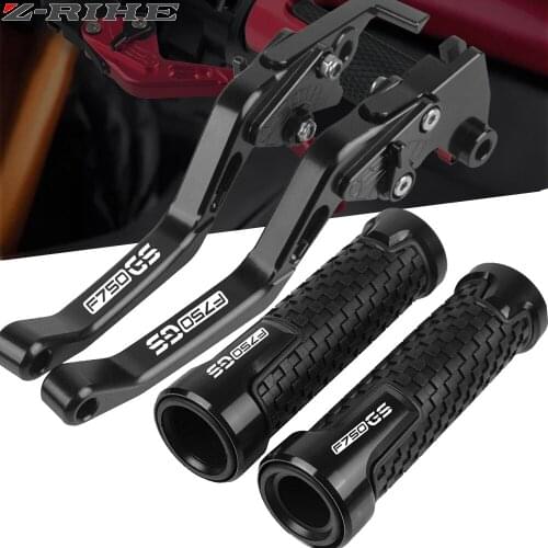 For BMW F750GS F 750GS 2017 2018 2019 2020 CNC Motorcycles Accessories Handle grips handlebar grip & short Brake Clutch Lever