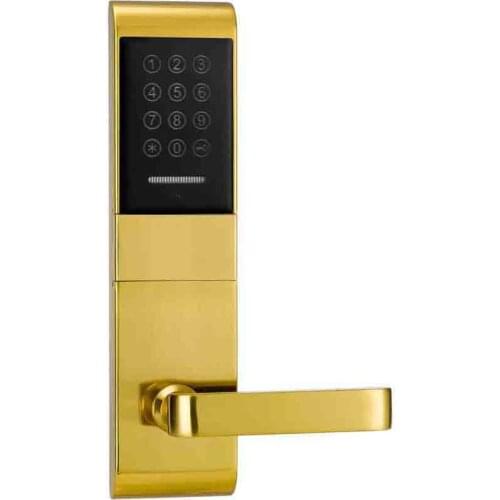 Touch Screen Electronic Smart Door Lock Code, 2 ID Cards, 2 Keys Digital Password Lock Keyless lk1078SG