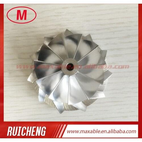 GT15-25 50.20/65.00mm 11+0 Blades 702549-0008HF V1 high peformance turbo billet/milling/aluminum 2618 compressor wheel