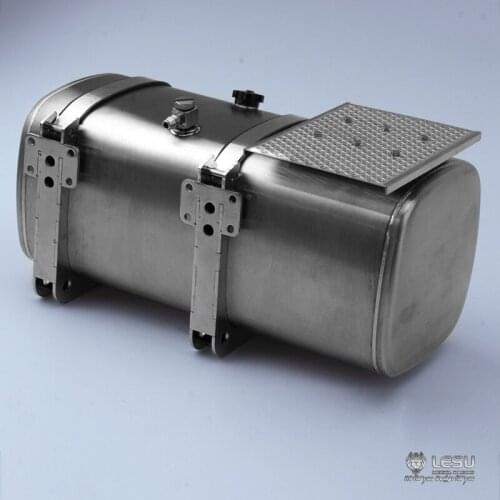 LESU 1/14 Right Metal Fuel Tank W/ Pedal 119MM for DIY TMY Truck Car RC Model TH10216-SMT3