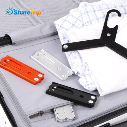 Aluminum Alloy Multifunctional Folding Hanger for Outdoor Travel, Simple and Portable metal hanger