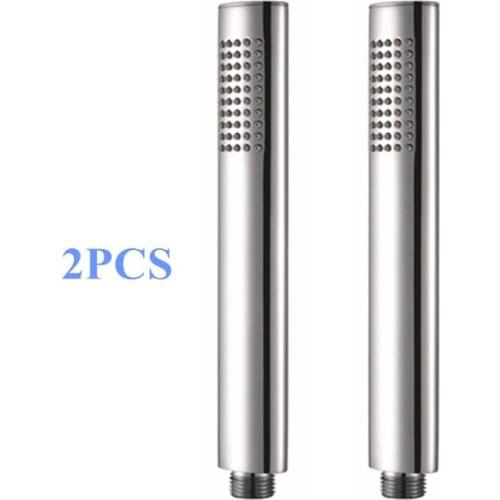 2PCS Bar Hand Shower Head High Pressure Brass Chrome Rainfall Water Saving Bathroom Hight Quality Bathtub