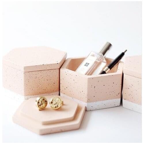 The desktop decoration designer accessories Stationery handicrafts incorporating personality cement silicone mold