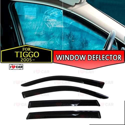 Window deflector for Chery Tiggo 2005~2014 car window deflector wind guard vent sun rain visor cover car styling decor