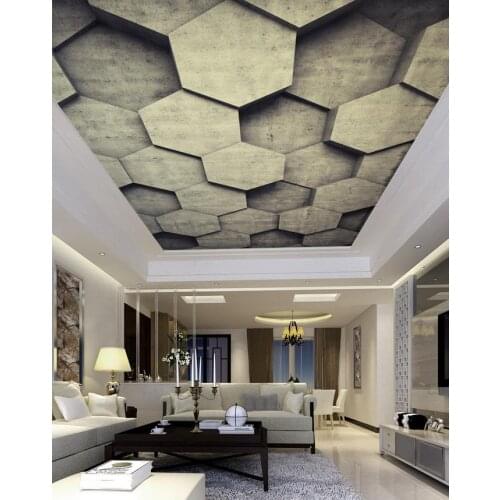 Custom photo wallpaper Large 3D Stereo romantic ceilings Fashion perspective ceiling 3d wallpaper walls