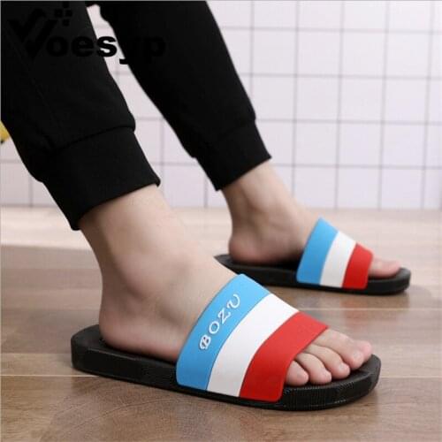 Men Slippers Casual Slipper Male Flip Flops Male Slides Summer Beach Couple Sandals Male Soft Sole Non-slip Shoes Size 40-50