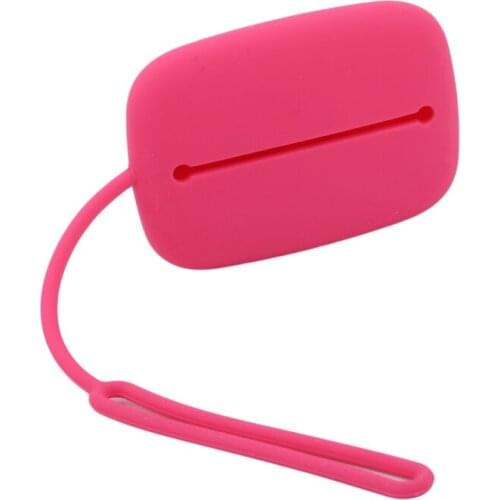 Silicone Key Bag Newest Style Popular Hot Sale Key Ring Wallet Holder Hook Case 2021 Creative Small Fresh White Keyring Pillow