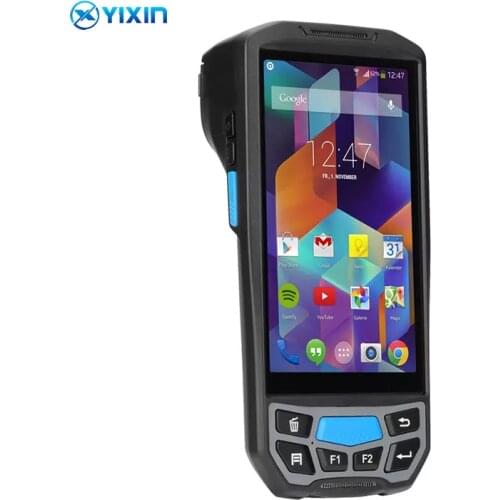 Hot Sale Small Rugged Android Handheld POS Portable SIM 5 inch Receipt Printer Terminal Barcode Scanner for Commercial