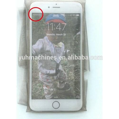 Light and transparent electromagnetic shielding mesh fabric