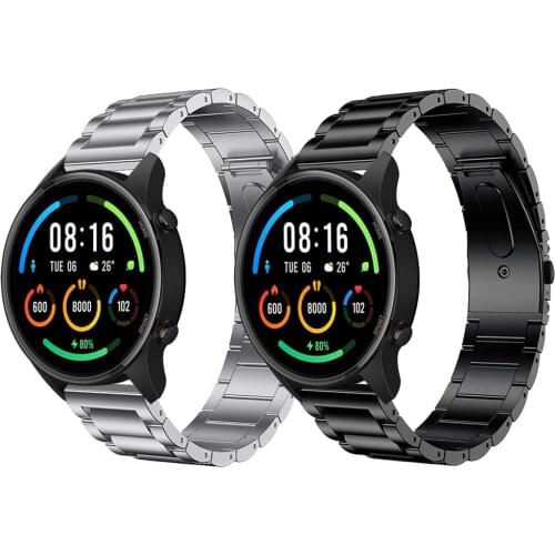 Titanium Strap For Xiaomi mi watch color Sports Edition band for Mi Watch Color Watchbands Metal Stainless steel clasp Bracelet