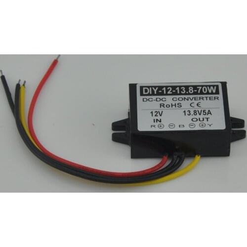10PCS 12V(9-13V) Step Up to 13.8V 5A 70W DC DC Boost Power Converter Module Waterproof