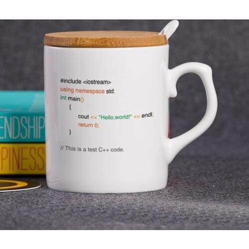 Fun code language pattern ceramic mug Programming Technician Ceramic Cup Gift Cup