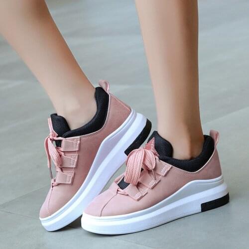 XEK 2019 Fashion Platform Shoes Sneakers Women Breathable Vulcanized Shoes Trainers Women Casual Shoes Mujer YYJ30