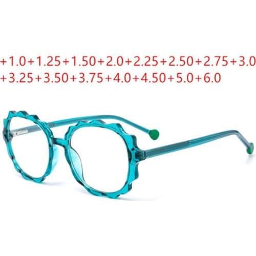 Ladies Stylish round Reading Glasses Spring Hinge Readers for Women