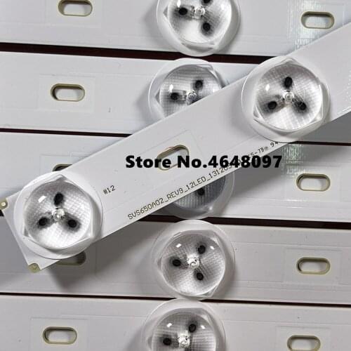 1set=4 pieces for Ph ili ps Backlight 65PUS9809 LED TV SVS650A02-REV9_12LED SVS650A02_REV9_12LED_131205 LTA650FJ01