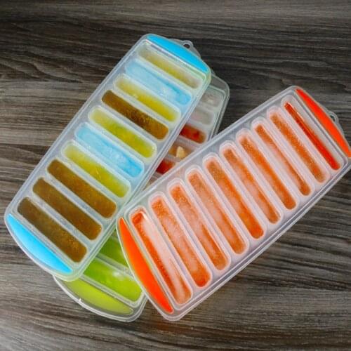 1PC 10cells Ice Cube Tray Moulds Finger Shaped Ice Makers Molds Party Kitchen DIY Ice Cream Ice-making Box Easy To Demould