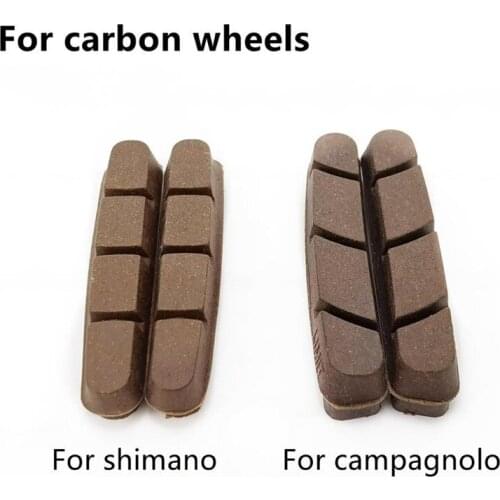 12g/pair! Cork Brake Pads for Carbon Rims Road Bike Brake Pads Used for Carbon Wheelset Rim Brake Pads