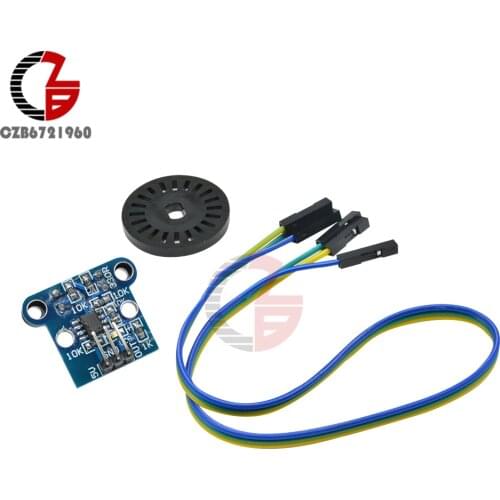 2Set HC-020K Dual Motor Speed Measuring Sensor Module with Photoelectric Encoder IR Transmitter Receiver for Robot Rotate Detect