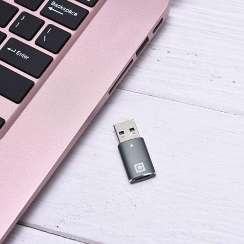 Aluminum Shell Converter TYPE-C 10G USB3.1 GEN2 TYPE-C TO USB3 Adapter