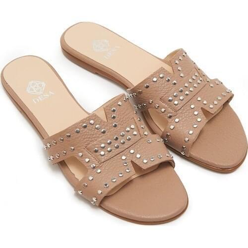 Desa Sofia Womens Leather Slippers A Comfortable and Stylish Look