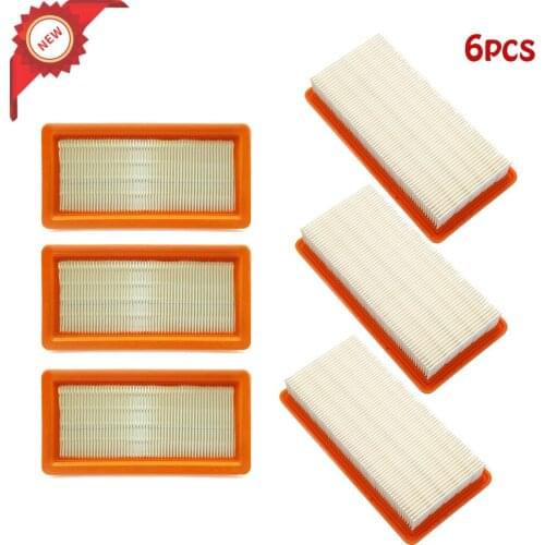 2/4/6pcs Karcher HEPA filter for DS5500 DS6000 DS5600 DS5800 fine quality vacuum cleaner Parts Karcher 6.414-631.0 hepa filters