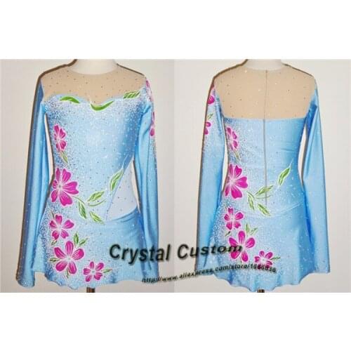 Hot Sales Figure Skating Dresses For Girls New Brand Skating Dress Competition Custom DR3209