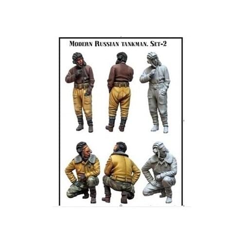 1/35 Scale Assembly Resin Figure kit Tankers Russian Soldier