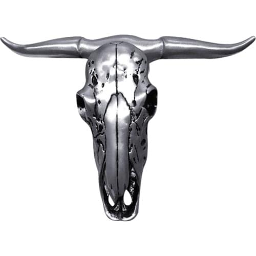 Halloween Multifunctional Cow Head Pendant Camping Survival Tactical Hanging Chain Keychain EDC Survival Tools Self Defence EDC