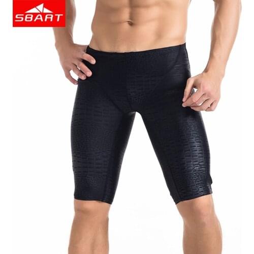 SBART Mens Rash Guards Trunks Sharkskin Lycra Breathable Swim Trunks Swimwear Rash Guards Swimming Surfing Diving Bathing Suits