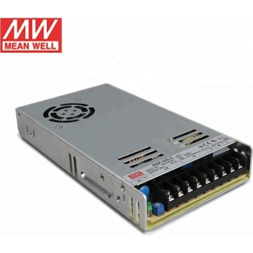 Original MeanWell RSP-320-5/12 Switching Mode Power Supply PFC;AC100-240V input;5V/12 320W output suitable for EU country