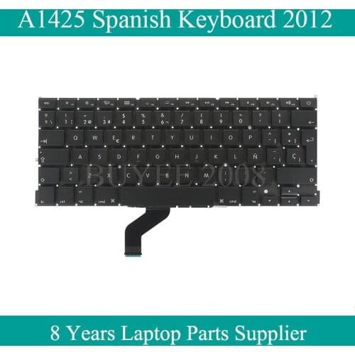 A1425 Keyboard Replacement For Macbook Pro A1425 Spanish Keyboard Backlight 2012 2013 Year