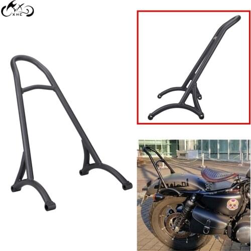 Motor Sissy Short Bar Passenger Backrest For Harley Sportster 883 1200 Low XL883L Iron 883 48 72 Custom XL1200C Police XL883P