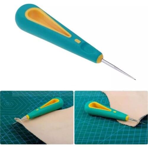Steel Sticher Sewing Awl Canvas Leather Sewing Shoes Repair Sewing Crochet Awl Hand Stitching Taper Needle Tool Craft #5G